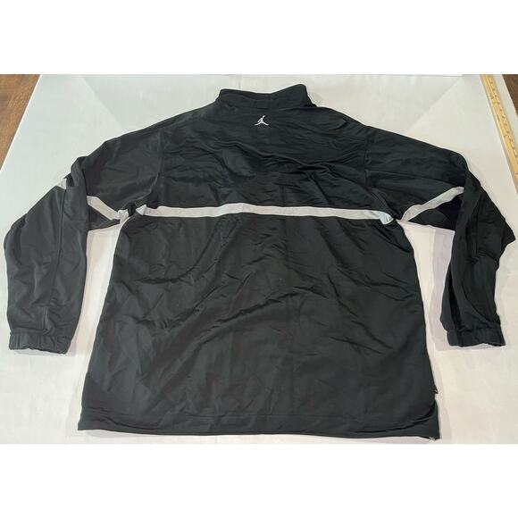 Nike Air Jordan Jacket Mens XL Black Track Nike Dri-Fit Full-Zip Jumpman - Picture 16 of 16